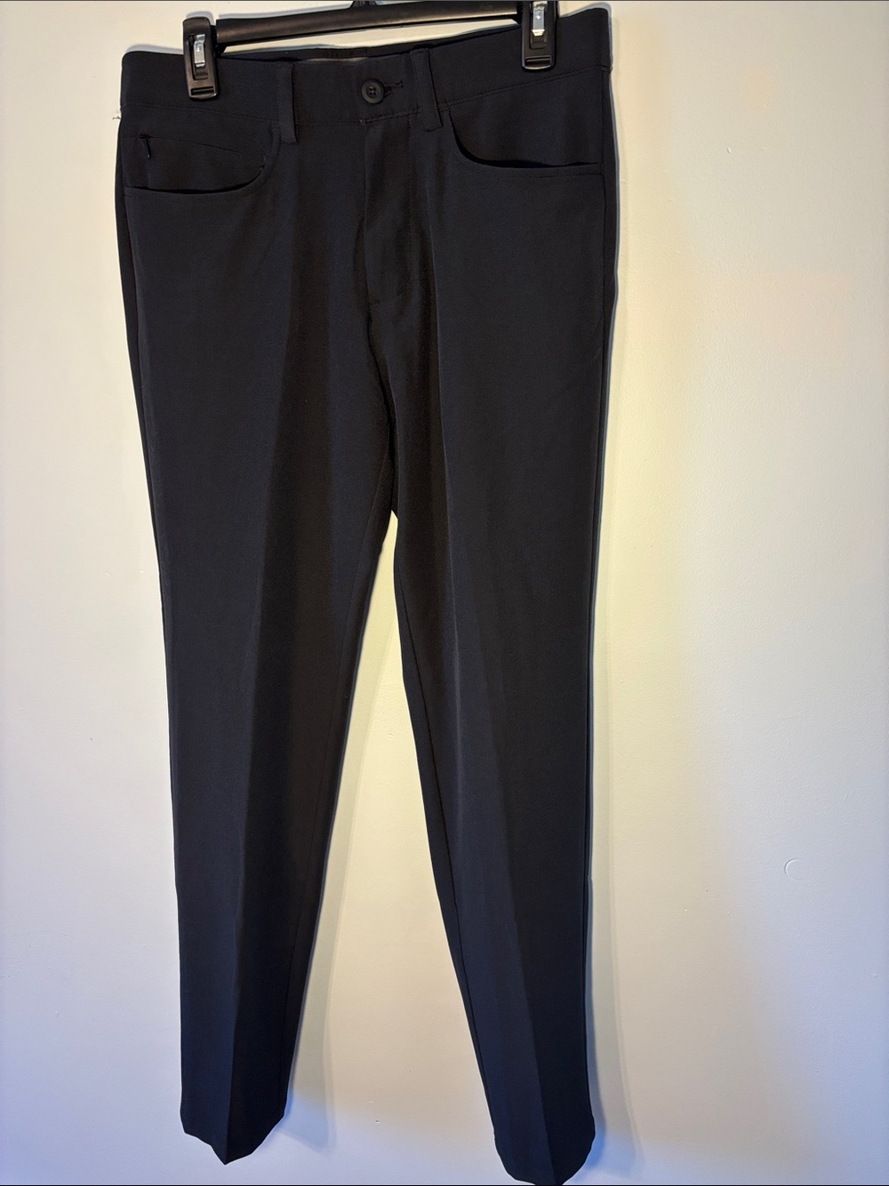 Haggar Black Slim Stretch Dress Pants